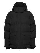 Puffer Jacket - Grs/Vegan Vuorillinen Takki Topattu Takki Black Knowle...