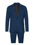 Plain Mens Suit - Normal Lenght Puku Navy Lindbergh