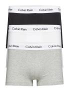 Low Rise Trunk 3Pk Bokserit Grey Calvin Klein