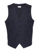 Superflex Knitted Waistcoat Puvun Liivi Navy Lindbergh