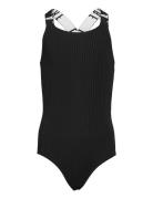 Swimsuit Bg Rib La Elastic Uimapuku Uima-asut Black Lindex