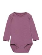 Sgbob New Owl Ls Body Bodies Long-sleeved Purple Soft Gallery