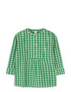 Bæk&Bølge Irene Shirt S/M Grøn/Sand Toppi Green Juna