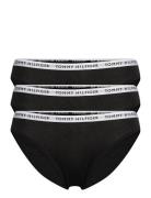 3P Bikini Alushousut Brief Tangat Black Tommy Hilfiger