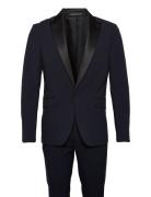 Responsibly Made Stretch Tuxedo Sui Smokki Blue Lindbergh