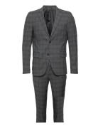 Checked Suit Puku Grey Lindbergh