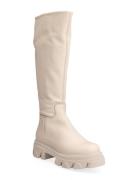 Mana Boot Korkeavartiset Saapikkaat Beige Steve Madden