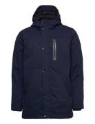 Hooded Jacket Parka Takki Navy Revolution