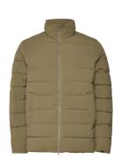 Mattis Puffer Jacket Vuorillinen Takki Topattu Takki Khaki Green Les D...