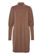 Mwelle Puff Dress Lyhyt Mekko Brown My Essential Wardrobe