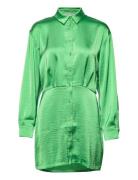 Liza Shirt Dress 12956 Lyhyt Mekko Green Samsøe Samsøe