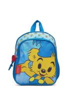 Bamse Happy Friends Backpack Accessories Bags Backpacks Blue Bamse