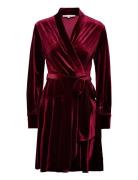 Iza Dress Lyhyt Mekko Burgundy Love Lolita