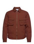 Harry Quilted Hybrid Jacket Tikkitakki Brown Les Deux