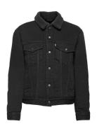 Exbf Sherpa Trucker Yes Black Farkkutakki Denimtakki Black LEVI´S Wome...