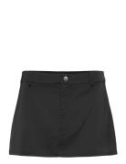 Poppyrs Skirt Lyhyt Hame Black Résumé