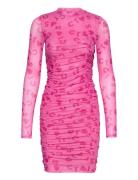 Taracras Dress Lyhyt Mekko Pink Cras