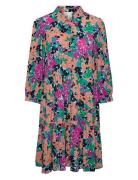 Yaserika 3/4 Dress S. Lyhyt Mekko Multi/patterned YAS