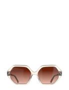 Grace Champagne Gradual Brown Aurinkolasit Pink Corlin Eyewear