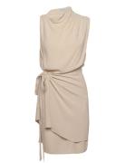 Telly Short Dress Lyhyt Mekko Beige Ahlvar Gallery