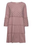 Eleanor Dress Lyhyt Mekko Pink ODD MOLLY