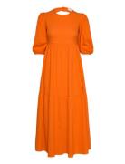 Carrie Dress Maksimekko Juhlamekko Orange Notes Du Nord