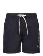 Les Deux Logo Swim Shorts Uimashortsit Navy Les Deux