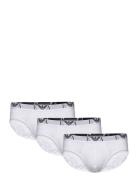 Men's Knit 3Pack Brief Y-sepalus Briefs Alushousut White Emporio Arman...