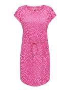 Onlmay S/S Dress Noos Lyhyt Mekko Pink ONLY