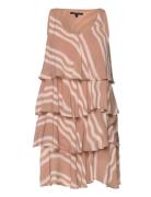 Dress Lyhyt Mekko Beige Armani Exchange