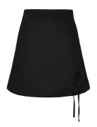 Onlnova Lux May Ruching Skirt Solid Ptm Lyhyt Hame Black ONLY