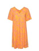 Yasmolea Ss Dress S. Lyhyt Mekko Orange YAS