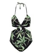 Palm Paradise Drawstring Piece Uimapuku Uima-asut Black Seafolly