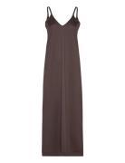 Slip Dress Loose S\L Wmn Maksimekko Juhlamekko Brown G-Star RAW