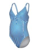 Mlzaga Hc Swimsuit 2F A. Uimapuku Uima-asut Blue Mamalicious