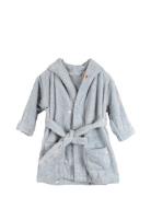 Embroidered Bathrobe 1-2 Years - Pearl Blue Aamutakki Kylpytakki Blue ...