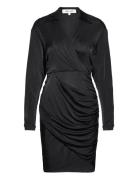 Dvf Troian Dress Lyhyt Mekko Black Diane Von Furstenberg