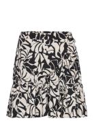 Skirt Hilda Lyhyt Hame Beige Lindex