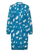 Dvf Sonoya Dress Lyhyt Mekko Blue Diane Von Furstenberg