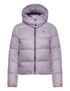 Mw Down Archetype Short Puffer Vuorillinen Takki Topattu Takki Purple ...