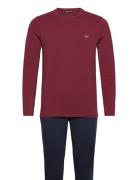 Men's Knit Pyjamas Pyjama Burgundy Emporio Armani