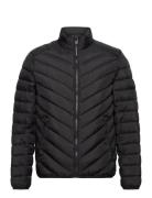 Light Weight Jacket Vuorillinen Takki Topattu Takki Black Tom Tailor