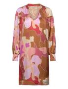 Amalia Short Dress Lyhyt Mekko Pink ODD MOLLY