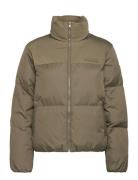 New York Puffer Jacket Vuorillinen Takki Topattu Takki Green Tommy Hil...