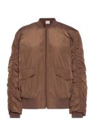 Kaboli Bomber Jacket Bombertakki Brown Kaffe