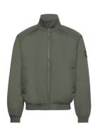 Padded Harrington Vuorillinen Takki Topattu Takki Khaki Green Calvin K...