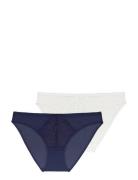 Clarise - 2Pp Brief Alushousut Brief Tangat Blue Dorina