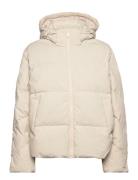 Slfanna Redown Jacket B Noos Vuorillinen Takki Topattu Takki Beige Sel...