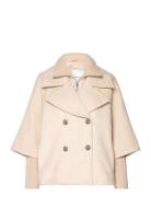 Cape Jacket Villakangastakki Beige Tom Tailor