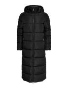 Onlanna X Long Hood Puffer Coat Cs Otw Topattu Pitkä Takki Black ONLY